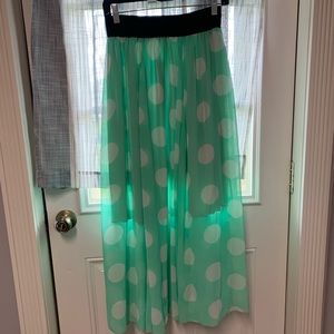 Long chiffon skirt